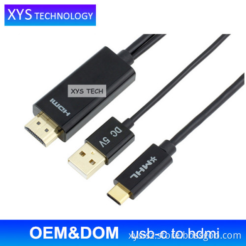 Top Quality type c 3.1 data cable,usb-c to hdmi/